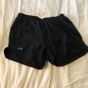 Black track shorts